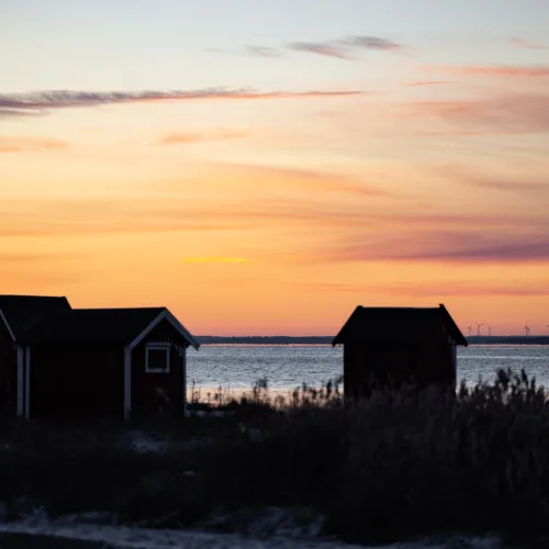 solnedgång på öland
