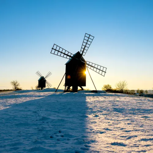 väderkvarnar på öland