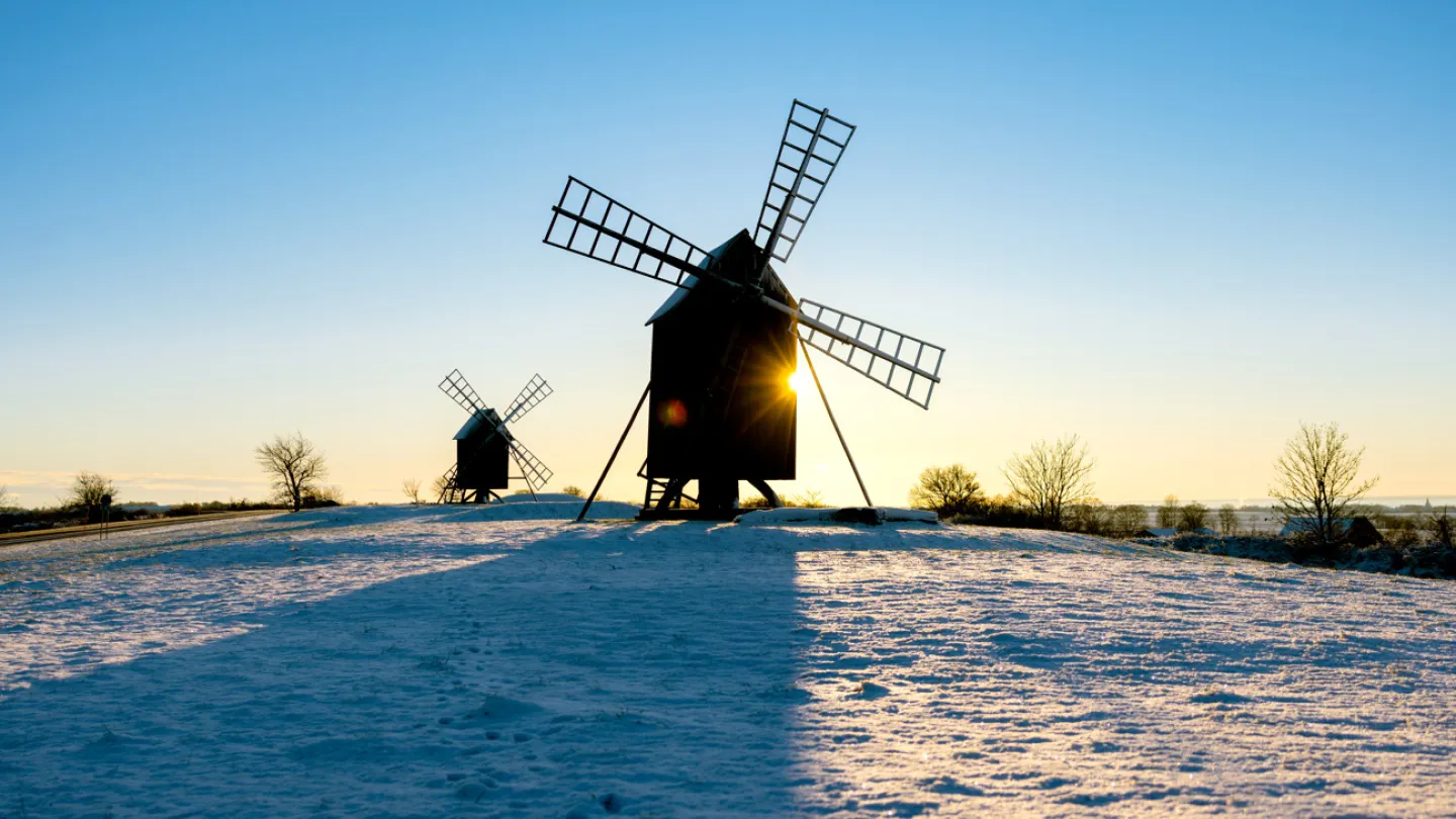 väderkvarnar på öland